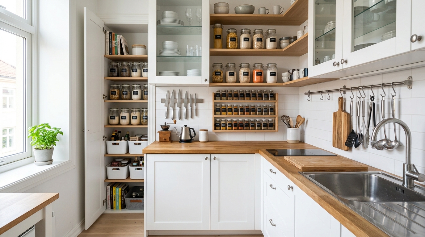 Genius Compact Kitchen Organization Hacks for Small Spaces